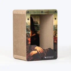 HUFT Mona Lisa Scratcher For Cat - Multicolor