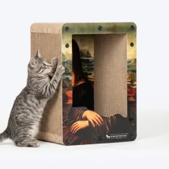 HUFT Mona Lisa Scratcher For Cat - Multicolor