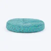 HUFT Nature Nap Basket Bed With Block Printed Cushion For Cat - Multicolor