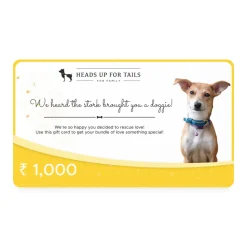 HUFT New Dog Adoption Gift Card