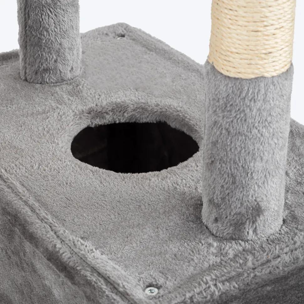 HUFT Pawfect Peak Multipurpose Cat Tree - Grey