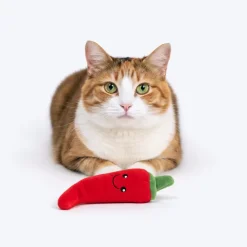 HUFT Peppurr Plush Toy With Catnip For Cat - Red