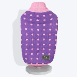 HUFT Polka Cat Sweater - Dotted Purple