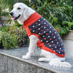 HUFT Polka Dog Sweater - Dotted Dark Grey