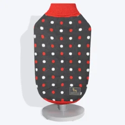 HUFT Polka Dog Sweater - Dotted Dark Grey