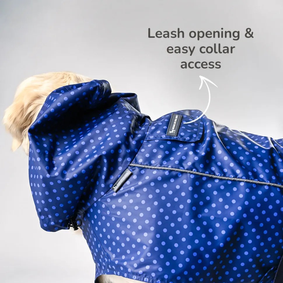HUFT Polka Drops Dog Raincoat