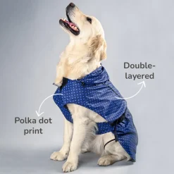 HUFT Polka Drops Dog Raincoat