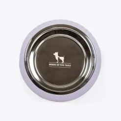 HUFT Prism Embossed Melamine Bowl For Dogs - Lilac