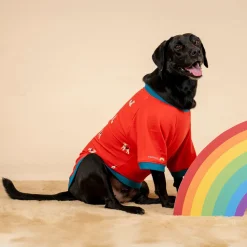 HUFT Pup Parade Sweatshirt For Big Dog - Red