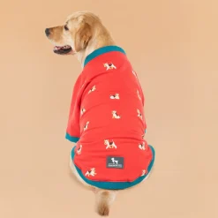 HUFT Pup Parade Sweatshirt For Big Dog - Red