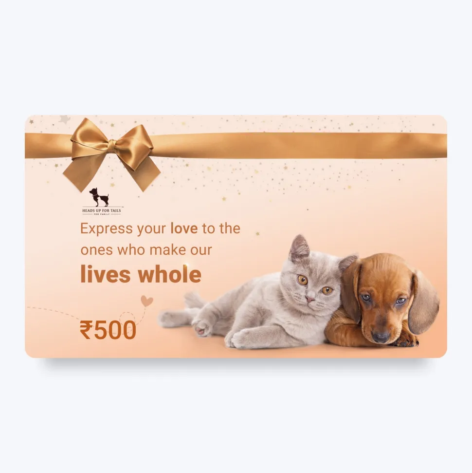 HUFT Puppy And Kitten Gift Card For Pet Parents