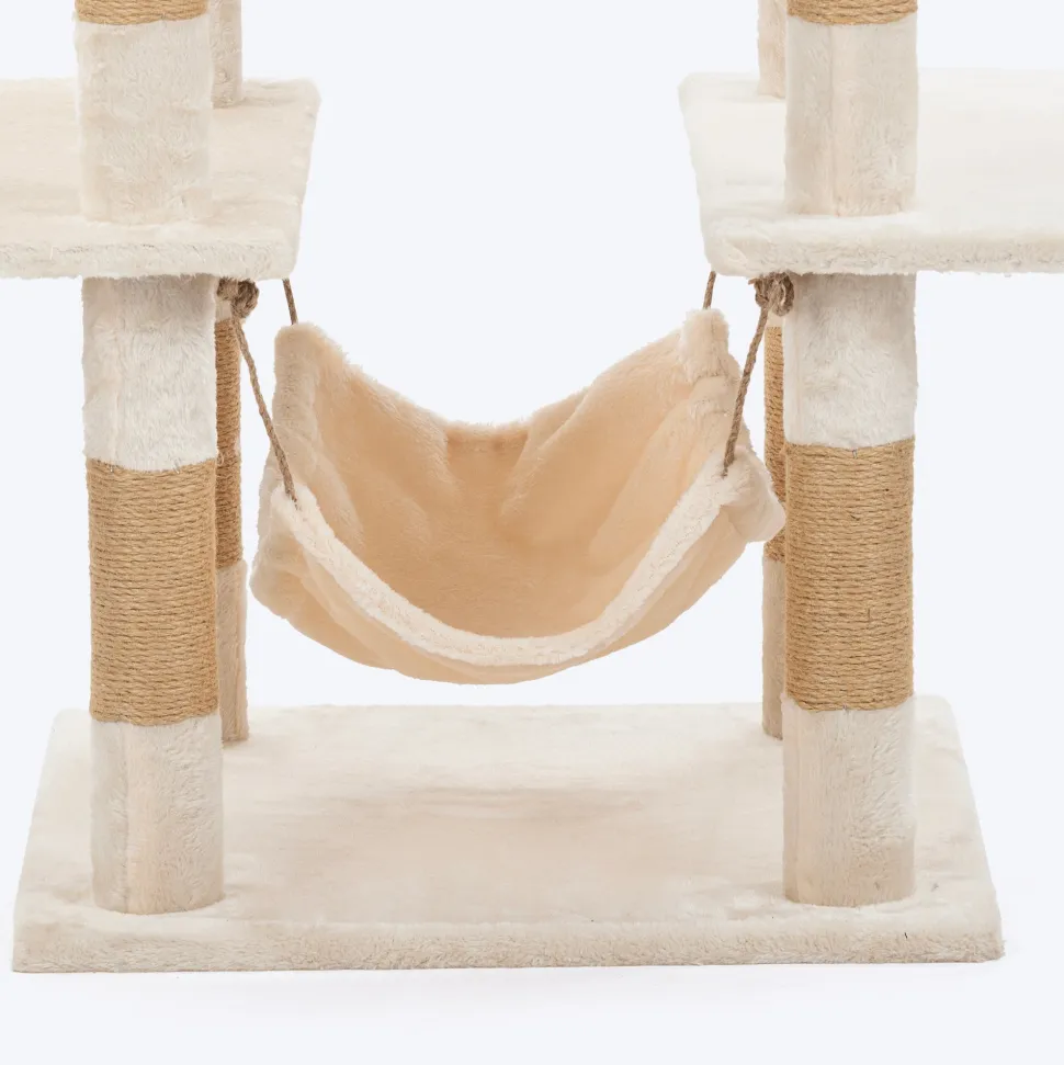 HUFT Purrch Paradise Multipurpose Cat Tree - Beige