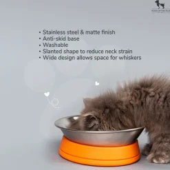 HUFT Quintessential Wide Cat Bowl - 710 ml