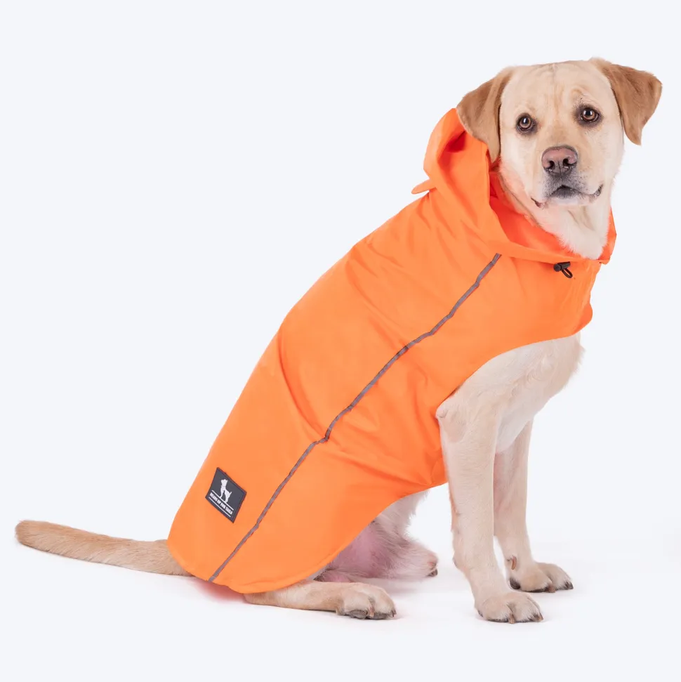 HUFT Rain Dancers Raincoats For Dog & Cat - Orange