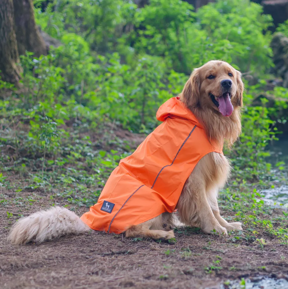 HUFT Rain Dancers Raincoats For Dog & Cat - Orange