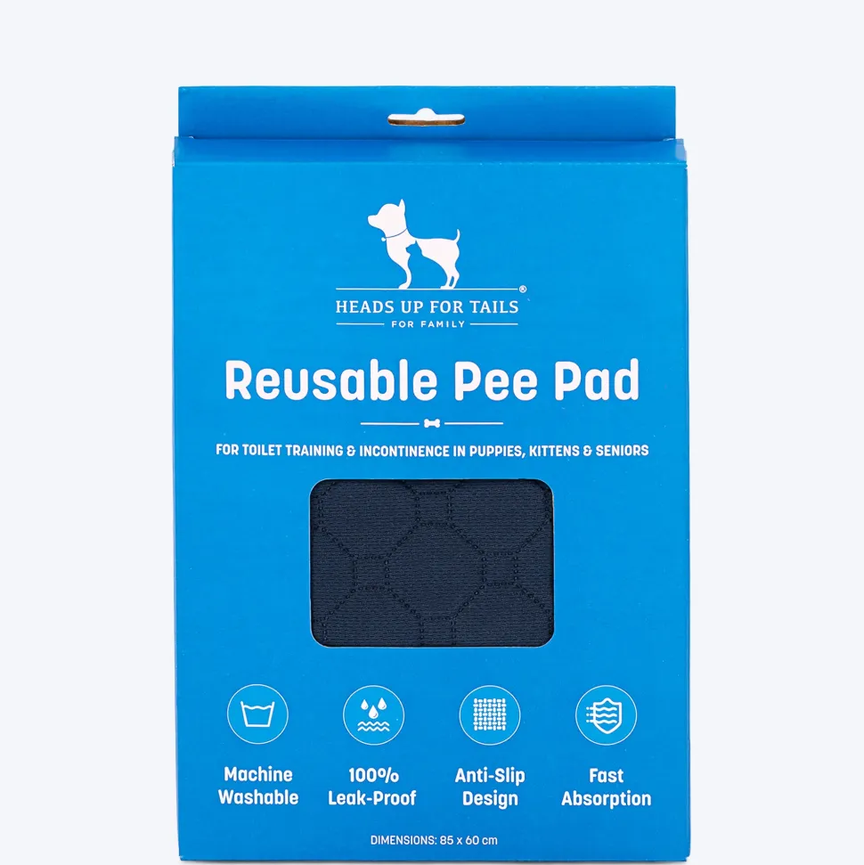 HUFT Reusable Pee Pad For Dog - Navy Blue