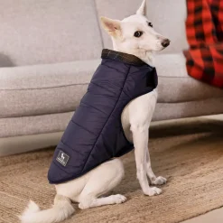 HUFT Reversible Dog Jacket - Blue