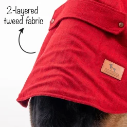 HUFT Rosy Cosy Dog Jacket - Red