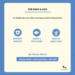 HUFT Sardine Oil for Dogs and Cats - 200 ml