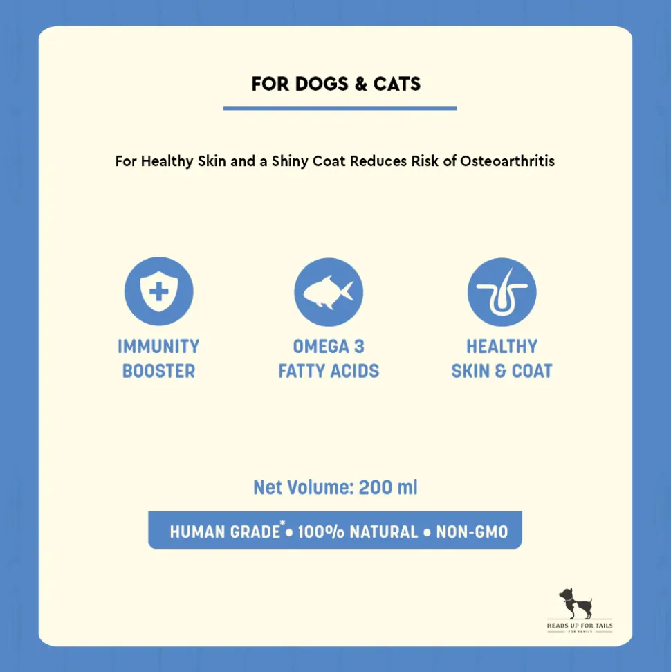 HUFT Sardine Oil for Dogs and Cats - 200 ml