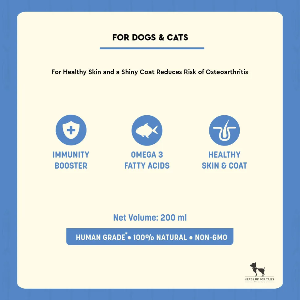 HUFT Sardine Oil for Dogs and Cats - 200 ml