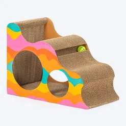HUFT Scratch N' Hide Scratcher For Cat - Multicolor