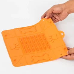 HUFT Silicone Collapsible Bowl For Dogs & Cats - Orange