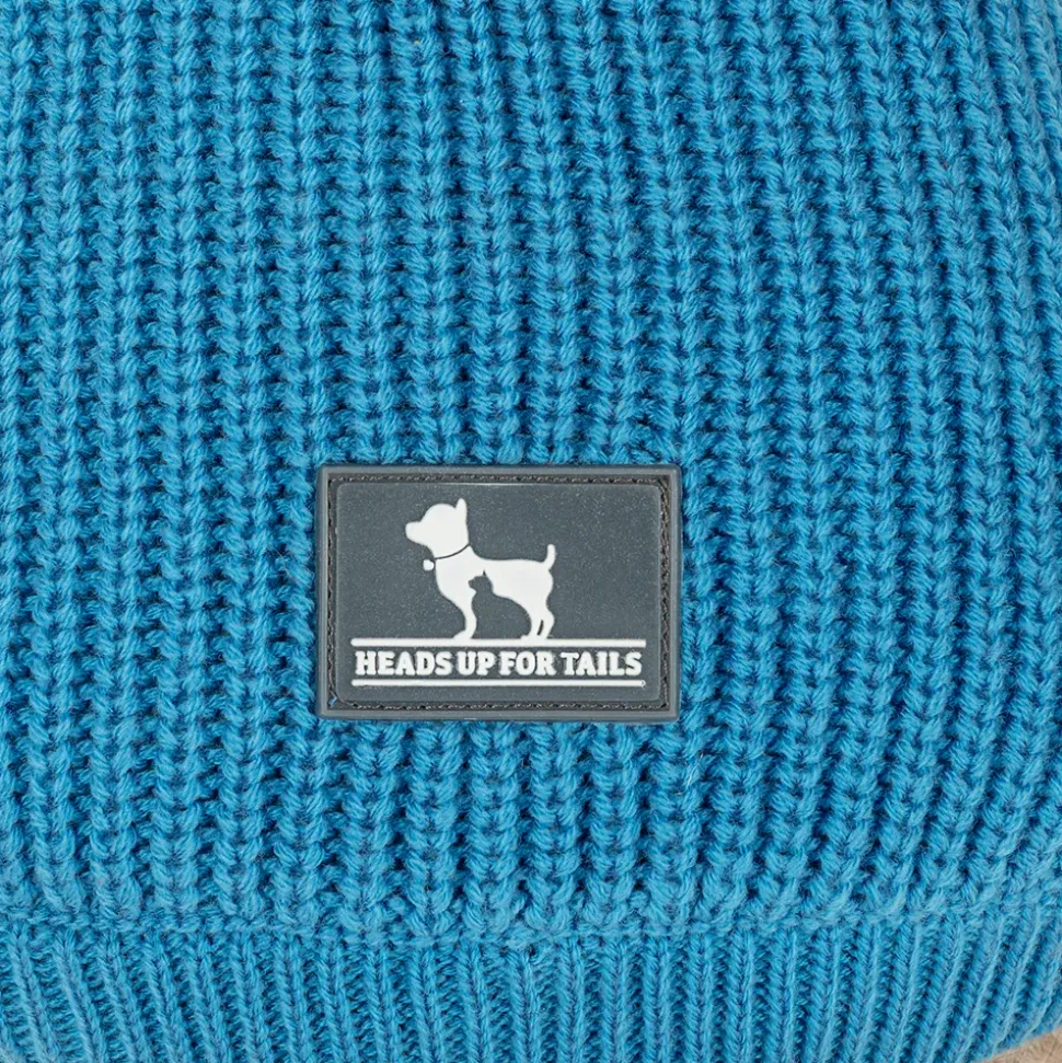 HUFT Snuggle Bear Sweater For Small Dog - Light Blue