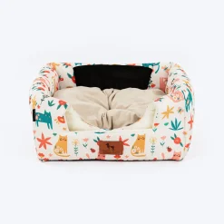 HUFT Snuggle Bloom Tent Bed For Cat - Multicolor