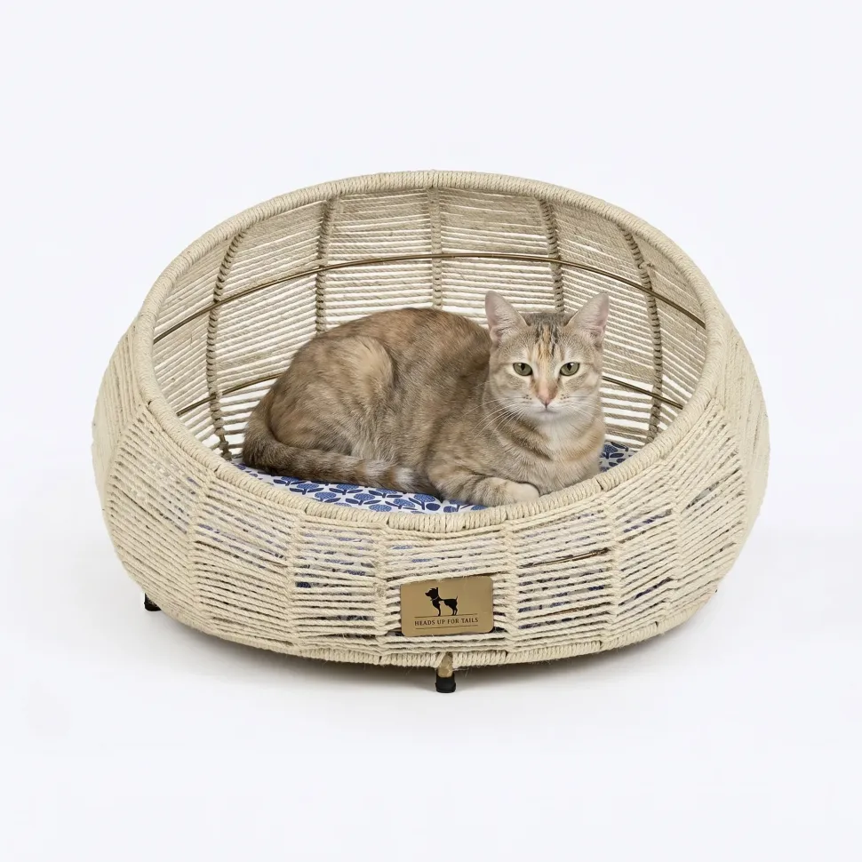 HUFT Snuggle Paws Rest Chair With Cushion For Cat - Ecru