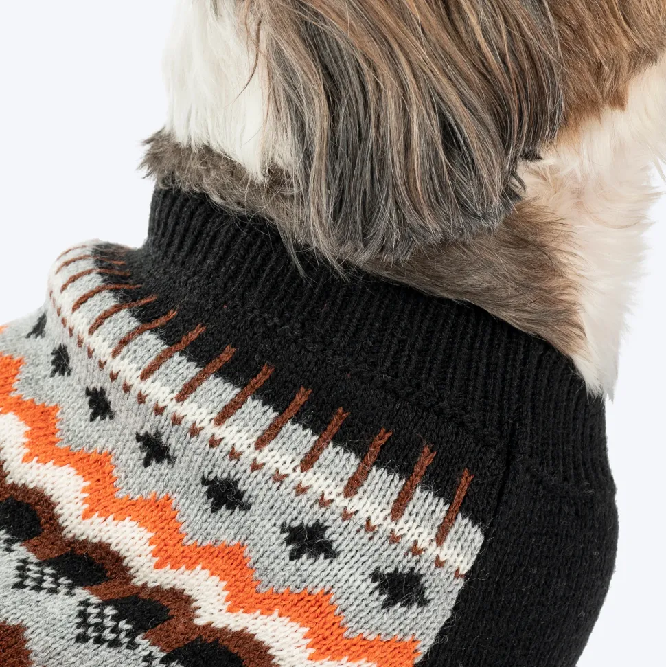 HUFT Snuggle Season Sweater For Dog - Black