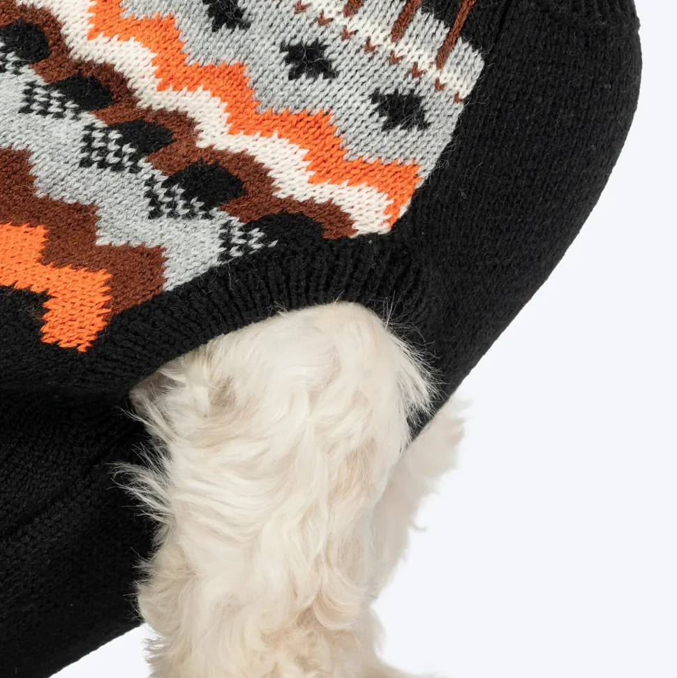 HUFT Snuggle Season Sweater For Dog - Black