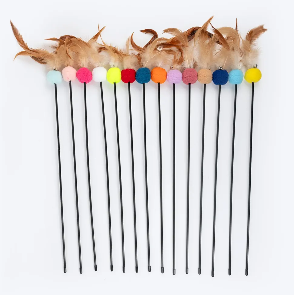 HUFT Softie Wand Toy For Cat - Assorted