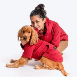 HUFT Solid Sweatshirt for Hoomans - Maroon