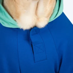 HUFT Spoilt Sweet Colour Block Hoodie Pet Sweatshirt - Navy Blue