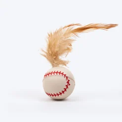 HUFT Sporty Trio Feather Balls For Cat - Multicolour - Set Of 3