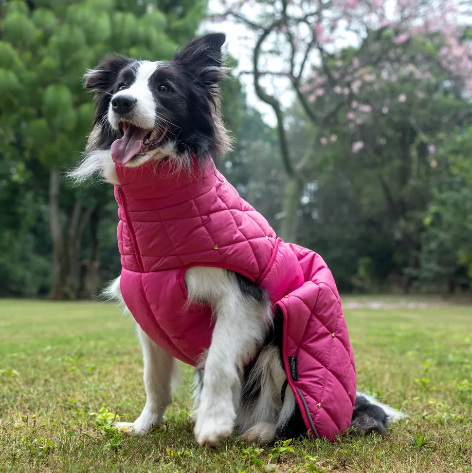 HUFT Starburst Snuggle Jacket For Dog - Pink