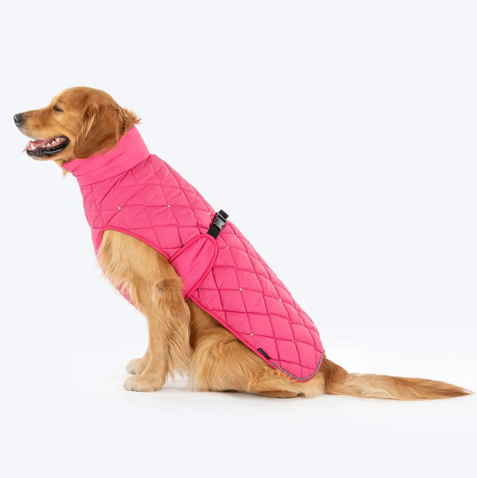 HUFT Starburst Snuggle Jacket For Dog - Pink