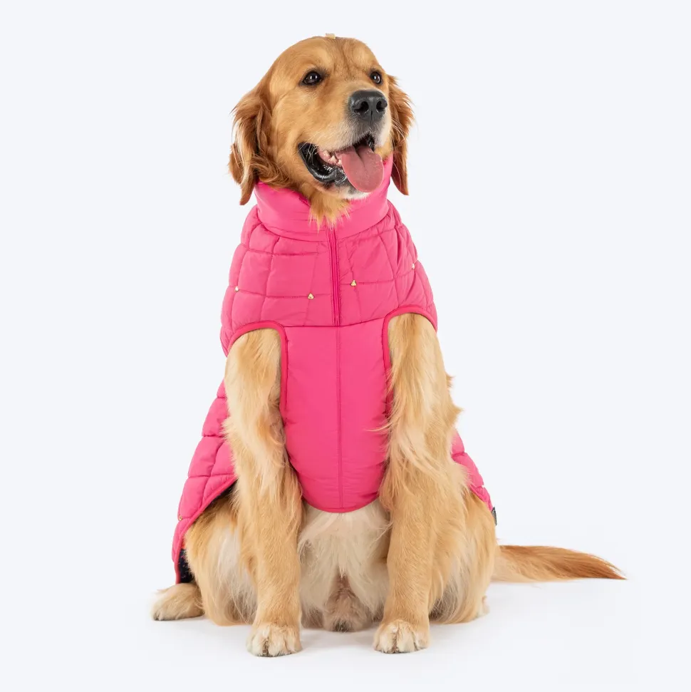 HUFT Starburst Snuggle Jacket For Dog - Pink