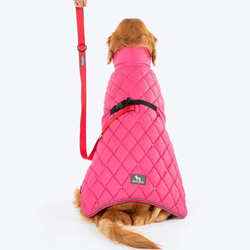 HUFT Starburst Snuggle Jacket For Dog - Pink