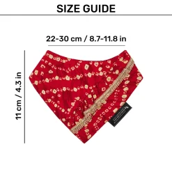 HUFT Super Sitara Scarf For Cat & Puppy - Red