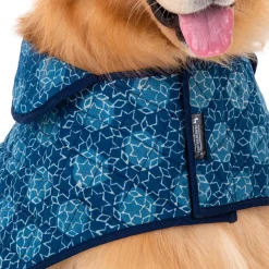 HUFT The Indian Collective Tara Sitara Indigo Dog Jacket