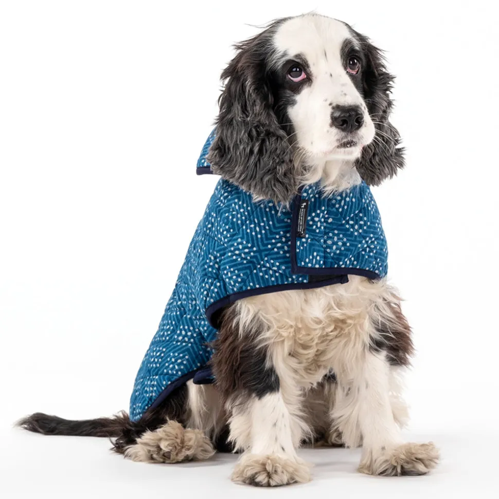 HUFT The Indian Collective Ambar Indigo Dog Jacket