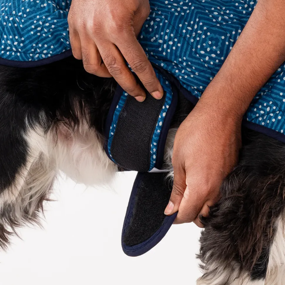 HUFT The Indian Collective Ambar Indigo Dog Jacket