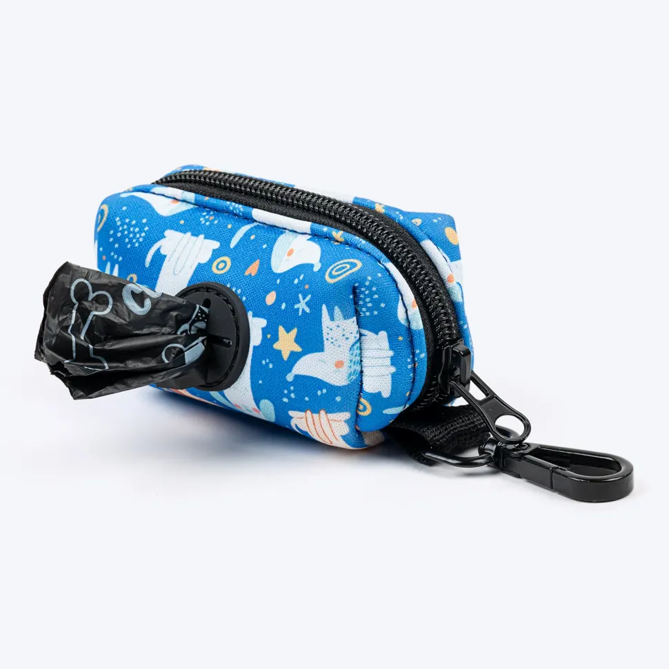 HUFT Twinkle Tails Waste Bag Dispenser For Dog & Cat - Blue