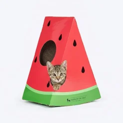 HUFT Whiskermelon Scratcher For Cat - Red