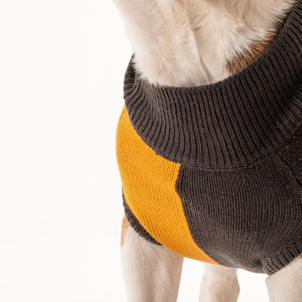 HUFT Winter Snugglers Dog Sweater - Yellow