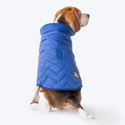 HUFT Wintersong Corduroy Reversible Dog Jacket - Blue