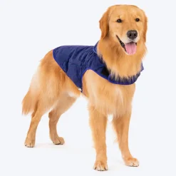 HUFT Wintersong Corduroy Reversible Dog Jacket - Blue