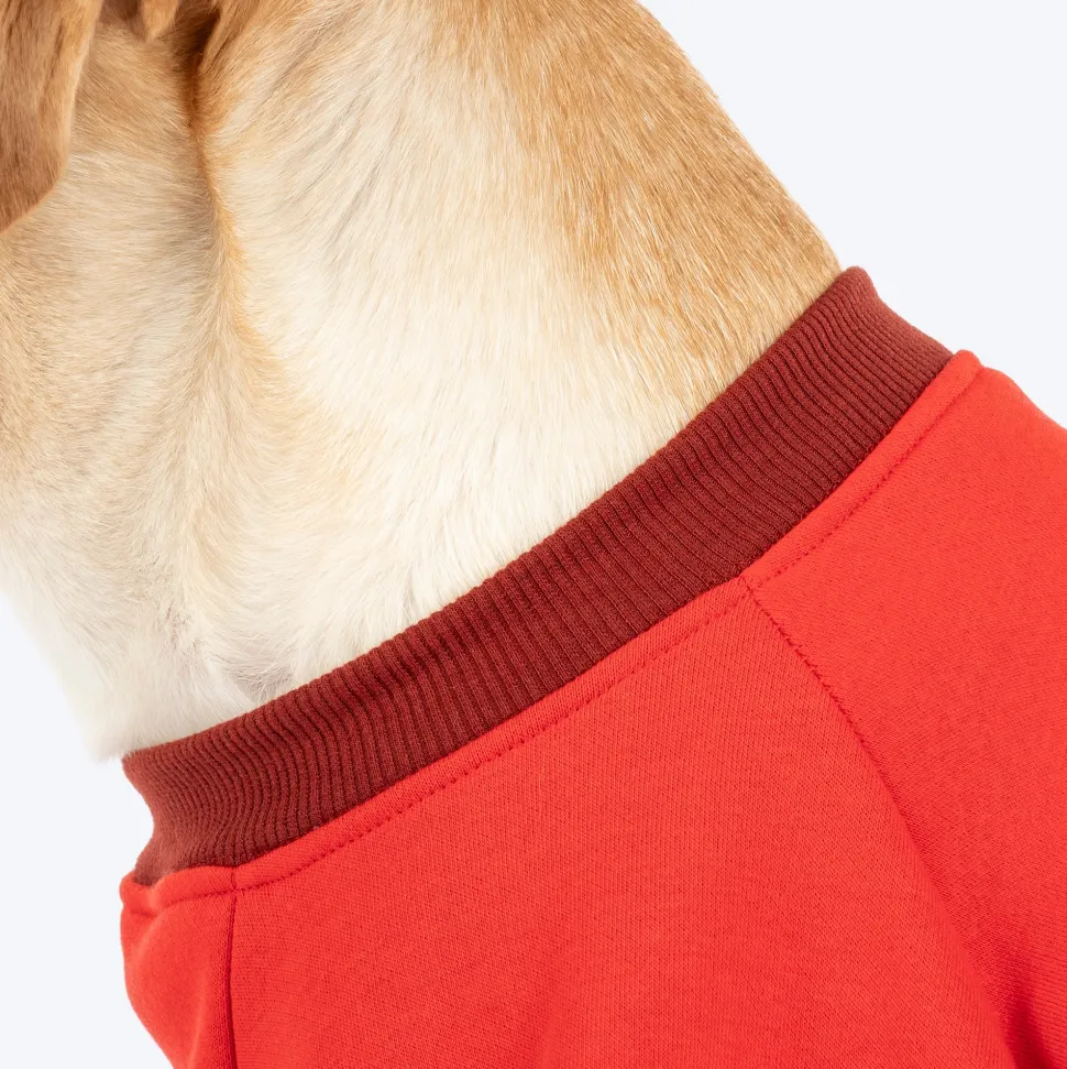 HUFT Woof Squad Sweatshirt For Dog - Red